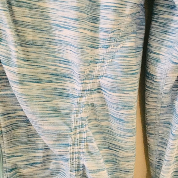 ATHLETA Blue space dye seamless hoodie jacket - Picture 5 of 5